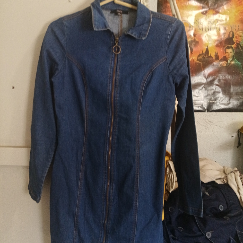 Denim Longline Jacket